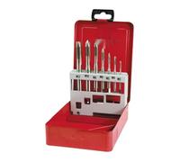 Juego de machos para máquina, M DIN 371/376, HSS-Co 5 rectificados tipo B, ideal para roscar y elaborar roscas precisas en metal.