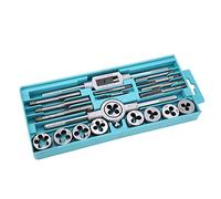 Juego de Machos y Matrices de 20 Piezas, Llave de Macho de Rosca M3 ~ M12,
