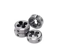 Juego de machos y matrices, M0.8-M16X0.4 0.5 0.8 1.25 1.75 1PCS Troqueles de roscado de tornillos redondos fijos no ajustables(M14X2)