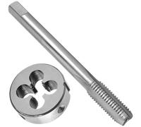 Juego de machos y matrices métricos M10: herramientas de roscado de acero de alta velocidad for roscado de precisión (paso de 0,5 a 1,5 mm)(M10x1)