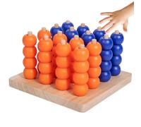 Juego de madera de madera 3D, juego de mesa portátil para adultos y estimulante cerebral educativo para familia, escuela, cumpleaños,