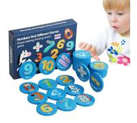 Juego de Madera de Memoria a Juego - Tabla de de temática de tráfico matemático, Juguete Educativo para niños pequeños a Partir de 3 años | Pensamiento para el Desarrollo cognitivo