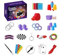 Juego de Magia Infantil -Más de 90 Trucos de Magia para Niños ,Juego de Magia Infantil，Coffret Magie Enfant con Varita Mágica e Instrucciones, Regalo Ideal para Niños, Niñas Pequeños, Principiantes
