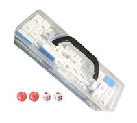 Juego De Mahjong Genérico | Bandejas de juego con soportes y almacenamiento | Juguete Símbolos Químicos para Viaje Familiar Amigos Juegos Colectivos