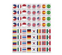 Juego de mahjong, juego de fichas Mahjong | de juegos de azulejos con diseño de bandera | de fichas para fiestas familiares, rompecabezas con escapada a la orilla del mar, diverten