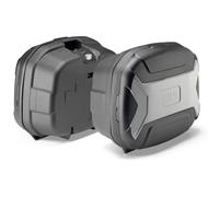 Juego De Maletas Laterales GIVI MONOKEY 35L TREKKER LITE TRK35BNPACK2 Negro/Gris