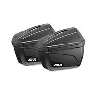 Juego de maletas laterales para BMW F800GT 13-16 Givi Monokey E22N negro 22 litro