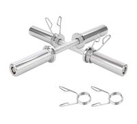 Par de mancuernas cortas de 50 cm Nº 2 mancuernas con cierres de resorte Set culturismo Home Gym Diámetro 50 mm