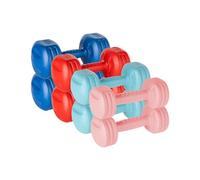 Juego de mancuernas de betún con 8 unidades de 20 kg (2 x 1 kg + 2 x 2 kg + 2 x 3 kg + 2 x 4 kg) REBEL Active RBA-2310