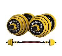 juego de mancuernas, Juego de mancuernas, juego pesas, 2 piezas, paquetes combinados y barras, peso ajustable, barra entrenamiento fuerza for(20kg(10kg*2))