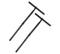 Juego de mancuernas Spotter Hooks - Correas de seguridad resistentes, soporte de levantamiento de pesas, accesorio de pesas ajustable, herramientas de banco de fitness, componente para equipos de