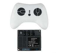 Juego de mando a distancia y receptor de coche eléctrico para niños, 12 V, modelo JR1922RXS-D2 2,4 G, caja de control con ecualización de frecuencia para coche de juguete, pieza de repuesto ABS metal