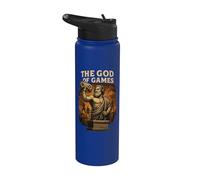Juego de mando Mythology Gr od Gamer Retro Gaming Humor Stainless Steel Insulated Water Bottle