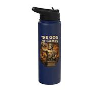 Juego de mando Mythology Gr od Gamer Retro Gaming Humor Stainless Steel Insulated Water Bottle