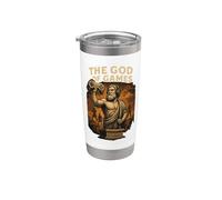 Juego de mando Mythology Gr od Gamer Retro Gaming Humor Vaso térmico de acero inoxidable de doble pared