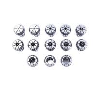 Juego de mandril con resorte ER20, 0.005mm, 1-13mm, 1/4mm, 1/8mm, mandril ER for centro de mecanizado, mango de herramienta de torno de grabado(0.005mm AA,16PCS)