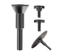 Juego de mandril de montaje de rueda de corte,Kit de mandril de rueda de corte | Mandril de árbol de herramienta rotativa para amoladora, 3 uds., para amoladora de troqueles,Mandriles de rueda