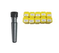 Juego de mandril de pinza ER16 + portaherramientas de cono Morse MT ER MTA MTB ER16 Abrazadera de husillo de fresa(MTB4-ER16(21PCS))