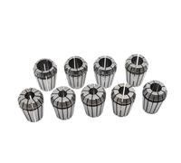 Juego de mandril de resorte ER25 de 9 Uds., 3/4/5/6/8/10/12/14/16mm, juego de mandril de husillo ER25, centro de mecanizado