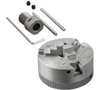 Juego De Mandril De Torno: Biela De Aleación De Zinc, Accesorio Autocentrante De 3 Mordazas | Abrazadera De Extensión De Alta Precisión Para Taller De Torneado De Metales, Herramientas Eléctricas