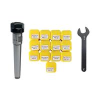 Juego De Mandril Manguito Cónico Con Resorte Elástico CNC ER11 + MT1 MT2 MT3, Soporte Herramientas Cónicas, Centro Mecanizado MTA MTB MT + 1 Uds. Llave ER11A(MTA1-ER11-8PCS)