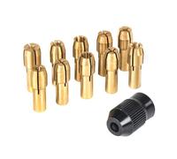 Juego De Mandril Taladro, 11 Unids/lote, for Portabrocas 0,5-3,2mm, M8 X,75mm, Broca Sin Llave, Herramienta Rotativa Mango, Cambio Rápido