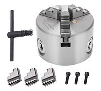 Juego de mandriles, 3 pulgadas SANOU K11-80 Torno autocentrante de 3 mordazas Portabrocas de 80 mm Diámetro de 0,07 mm Precisión Volumen pequeño