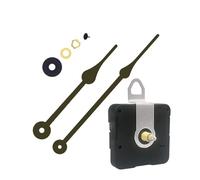 Juego de manecillas y motor de reloj de metal, mecanismo de cuarzo silencioso, juego de repuesto para bricolaje, reparación de relojes de pared, piezas de decoración del hogar