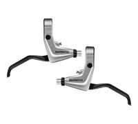 Juego de manetas de freno SHIMANO con cable tipo T 1400x1600 mm, color plateado