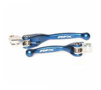 Juego de manetas flexibles forjadas rfx race series-azul para moto repuestos