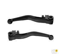 Polisport Off Road 91638 APT Irrompible Kit con Manetas de Freno y Embrague, Compatible con Yamaha TTR125 00'-24', Compuesto Duradero, Forma OEM, Instalación Fácil, Color Negro