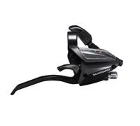 Juego de manetas Shimano ST-EF500 V-Brake 3x7 velocidades, color negro