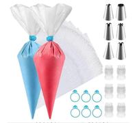 Juego de mangas pasteleras y boquillas, kit for decorar tartas, herramienta for hornear pasteles y galletas, herramientas for hornear(118 pcs)