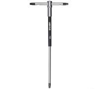 Juego de mango en T para bicicleta de 2 mm - 10 mm y T25, herramienta deslizante de 3 vías para mantenimiento de la rueda, cromado duradero con cuello libre para acceso profundo (T25)