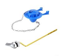 Juego de mango y aleta de inodoro de montaje lateral hecho de aleación de zinc con mecanismo de sellado eficiente para minimizar el desperdicio de agua y mejorar el rendimiento de descarga del inodoro