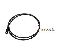 Juego de manguera de freno de disco hidráulico Meroca 1m mountain bike con insertos de oliva y conector para accesorios de bicicleta XTR Manguera de aceite de PVC duradero X Capa trenza PBT Inner Tube