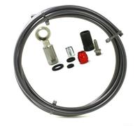Juego de manguera de freno trenzada de 2 metros para código Sram para nivel Rsc para Tlm Re para bicicletas Rs, línea de goma sintética de alta resistencia con púas de metal y aceitunas, kit completo
