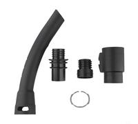 Juego de manguera para aspiradora, 2,5 m, compatible con la serie Kärcher NT, tubo de plástico resistente con accesorios para taller y hogar, pieza de repuesto negra (WD Hose Connector)