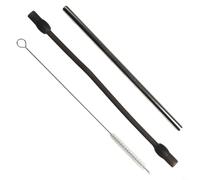 Juego de manguera y cepillo de acero inoxidable para Siemens para máquinas EQ6 y Veroaroma totalmente automáticas (1 juego)