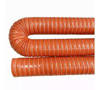 Juego de mangueras de gas for automóviles de 1 a 12 pulgadas - Conducto flexible de silicona for refrigeración de frenos, for sistemas de gas de garaje(L6meters ID64mm)