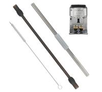 Juego de mangueras de leche para Siemens EQ6, manguera de silicona y tubo de acero inoxidable, cepillo de limpieza y manguito, para máquinas de café automáticas