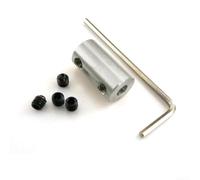 Juego de manguitos de conector de motor de acoplamiento de 90 grados de 4 mm, 5 mm, 6 mm, 8 mm, 10 mm con tornillos de máquina para una transmisión mecánica fiable (5 mm-8 mm)