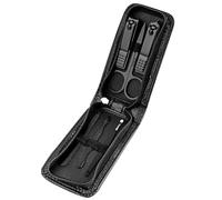 Juego de manicura, cortador de uñas, kit de pedicura, 6 piezas, kits de manicura de acero inoxidable, kits de aseo profesional, herramientas de cuidado de uñas, aseo del cabello con pinzas