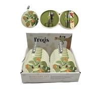 Juego de manicura de viaje 5 piezas - Redondo - Ranas tropicales - Puckator