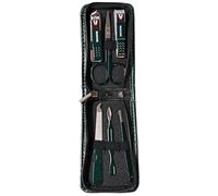 Juego de manicura de viaje, cortador de uñas, herramientas de cuidado de pedicura, 6 piezas, kits de aseo de acero inoxidable para mujeres y hombres