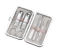 Juego de manicura Kit de pedicura Tijeras para uñas para el hogar Lugar de trabajo Viajes al aire libre, E74C3TK302132, S, 7