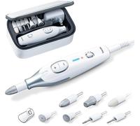 Juego de manicura/pedicura Beurer MP42 con 7 accesorios - estuche blanco