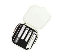 Juego de manicura profesional, cortaúñas y pedicura con cortaúñas ergonómico, herramientas para cutículas para viajes familiares