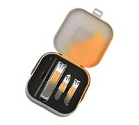 Juego de manicura profesional, cortaúñas y pedicura con cortaúñas ergonómico, herramientas para cutículas para viajes familiares