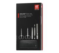 Juego de manicura Zwilling Classic Inox en estuche de cuero de 5 piezas